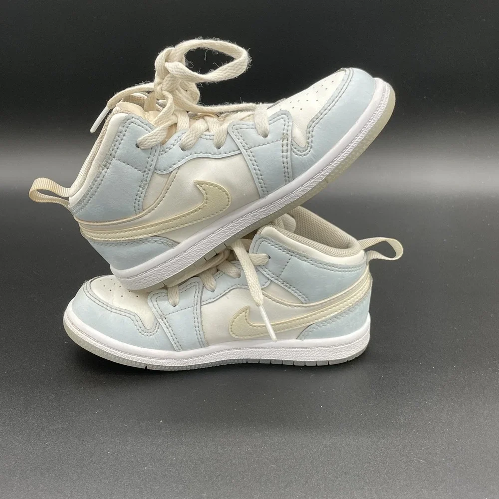 Toddler's Jordan 1 Mid SE Blue Tint/Ice Blue (FQ9116 400) 10 C